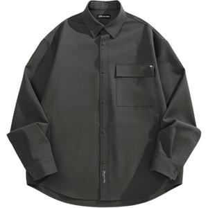 Повседневная рубашка мужская PEACEBIRD MEN, castle rock серый, batch 1