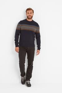 Мужской джемпер из рисовой вязки Tog 24, синий