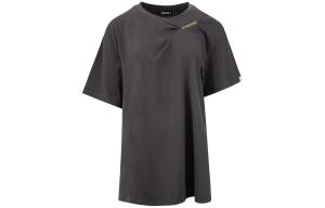 Платье с короткими рукавами женское темно-серое Evisu