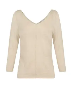 Botanica, трикотажная футболка из необработанного льна в горошек. Cortana, бежевый