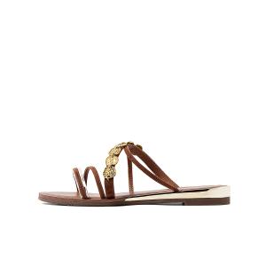 Шлепанцы женские Comely, коричневый