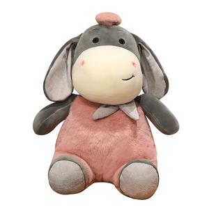 Милые плюшевые куклы Taro Little Donkey высотой 25см/35см/45см OUYIN, розовый