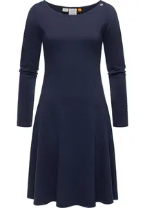 Платье А-силуэта Ragwear "Appero", стильное зимнее платье с длинными рукавами, цвет морской волны