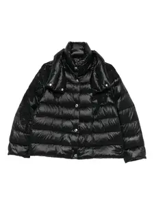 Дутая куртка с капюшоном Ermanno Firenze, черный