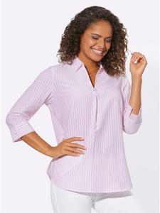 Полосатая блузка в розовую и белую полоску WITT WEIDEN