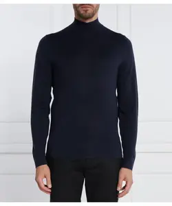 Шерстяная водолазка Slim fit Calvin Klein, синий