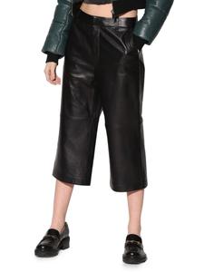 Укороченные кожаные брюки Cooper Easy Fit Walter Baker, черный