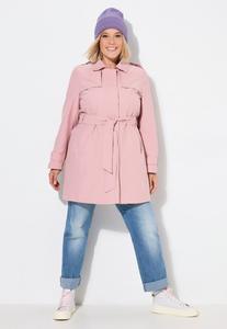 Пальто-тренч CONTEMPORARY Ulla Popken, светло-розовый