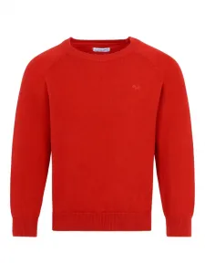 Хлопковый свитер с рукавами реглан Mayoral, красный