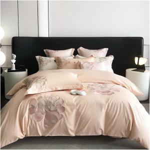 Generic Комплект постельного белья из длинноштапельного хлопка с вышивкой