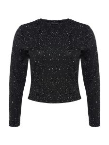 Блуза Trendyol Curve, черный