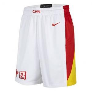 Шорты logo alphabet printing basketball shorts white Nike, белый