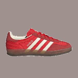 Кроссовки adidas Wmns Gazelle Indoor 'Red Pinstripe Satin', красный