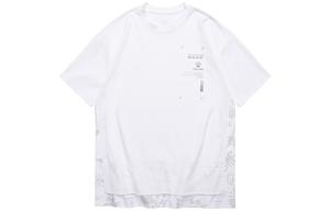 Футболка Unisex с коротким рукавом, прямым кроем и свободным силуэтом с круглым вырезом KELME, белый