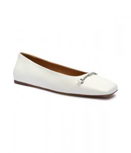 Кожаная балетка лена Michael Kors, белый