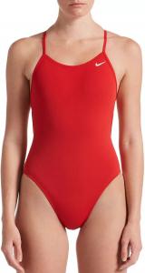 Женский цельный купальник на шнуровке с завязкой на спине Nike HydraStrong