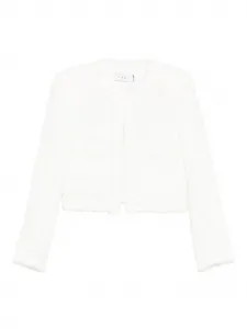 Твидовый жакет с бахромой IRO, белый