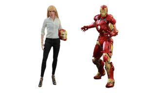 Коллекционная фигурка Marvel Movie Masterpiece Pepper Potts и Mark Ix Armor Hot Toys, Bird's Eye Chili+MARK9