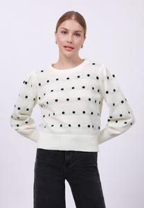 Джемпер Anna Field Jumper, Ecru/Black/Beige