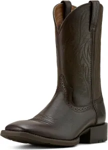 Мужские западные ковбойские сапоги Ariat Sport с широким квадратным носком