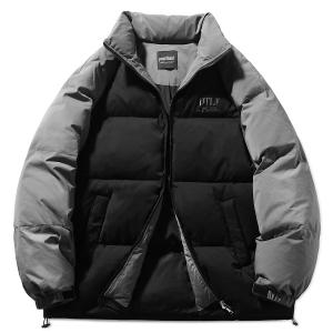 POINTLIMIT Унисекс пуховик, Gray Sleeves with Black Body