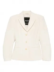 Однобортный пиджак Patrizia Pepe, белый