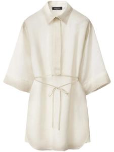 Fabiana Filippi длинная блузка, белый