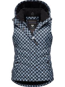 Стеганый жилет ragwear Hesty Print, цвет cloud