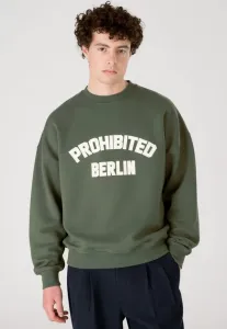 Свитшот с круглым вырезом "берлин" Prohibited, Olive