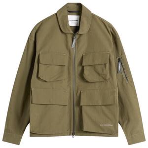 Полевая куртка из саржевой ткани C/PE And Wander, хаки