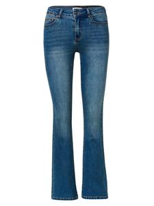 Женские джинсы bootcut с заклепками синего цвета KOROSHI