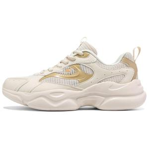 361° Нескользящие, легкие и дышащие низкие повседневные туфли, женские, бежево-коричневые