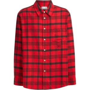 Coach Мужская рубашка с красными лацканами, средней высоты