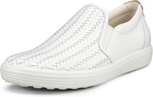Мужские лоферы ECCO Soft 7 Woven Slip on 2.0, белый