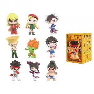 Street Fighter, Clash Classic Figure Print Collection Мистическая коробка Одиночная слепая коробка/полный набор 9 шт POP MART
