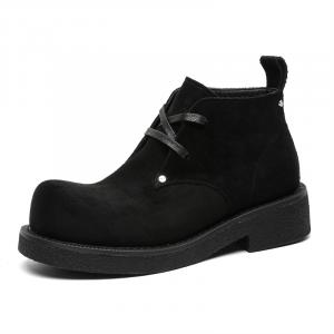 V ZERO FIVE Черные унисекс ботинки на 3,5 см, цвет Black Men's 14422