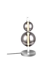 Настольная лампа Näve Leuchten Nova с диммируемой LED-платой, серебряный