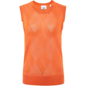 Женский топ Burberry, оранжевый