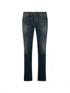 Джинсы с пятью карманами Moorer, синий