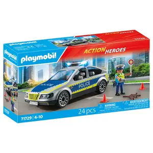 Фигурка патрульной машины Playmobil, прозрачный
