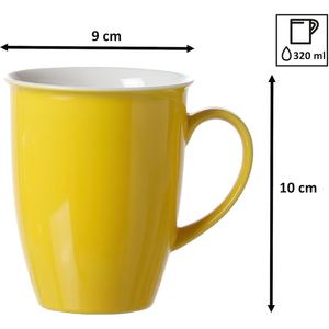 Стаканы Doppio, набор из 4 шт. Ritzenhoff & Breker, желтый