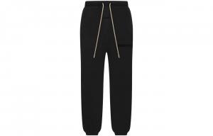 Футболка с завязками Fear Of God Essentials, смоляной черный