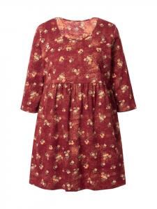 Длинная рубашка янтарного цвета Ulla Popken