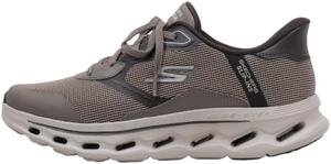 Мужские кроссовки Skechers Hands Free Slip-ins Go Walk Glide-Step 2.0 - Zac, Dark Taupe
