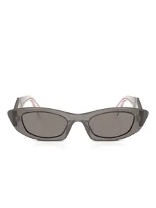 Солнцезащитные очки Symbole в форме "кошачий глаз" Prada, серый