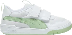 Кроссовки Multiflex Mesh V Little Kid 'White Pure Green', белый