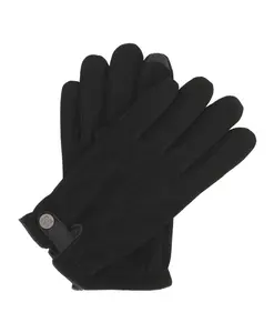 Черные замшевые перчатки с сенсорным экраном Kazar, черный