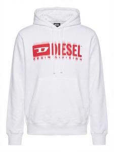 DIESEL Толстовка 'S-GINN-HOOD-L5' в белом цвете