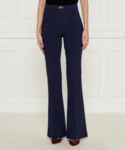 Брюки Flare fit Elisabetta Franchi, фиолетовый