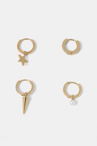 Позолоченные серьги Peak One, 4 шт. Edblad, золотой